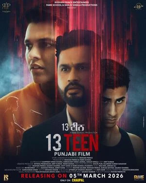13 Teen 2026 Punjabi Audio HD Poster Download - filmyfly