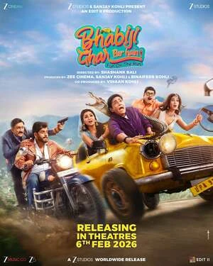 Bhabiji Ghar Par Hain: Fun on the Run 2026 Hindi Audio HD Poster Download - filmyfly